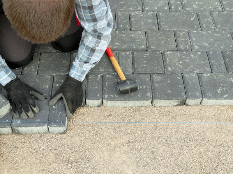 Paver Laying Process